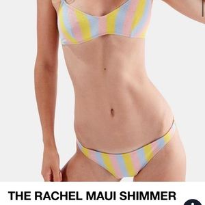 Solid and Striped Rachel Striped Bikini Bottom